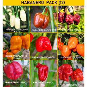 Habanero Pack, 9 Sorten, PACK Samen kaufen