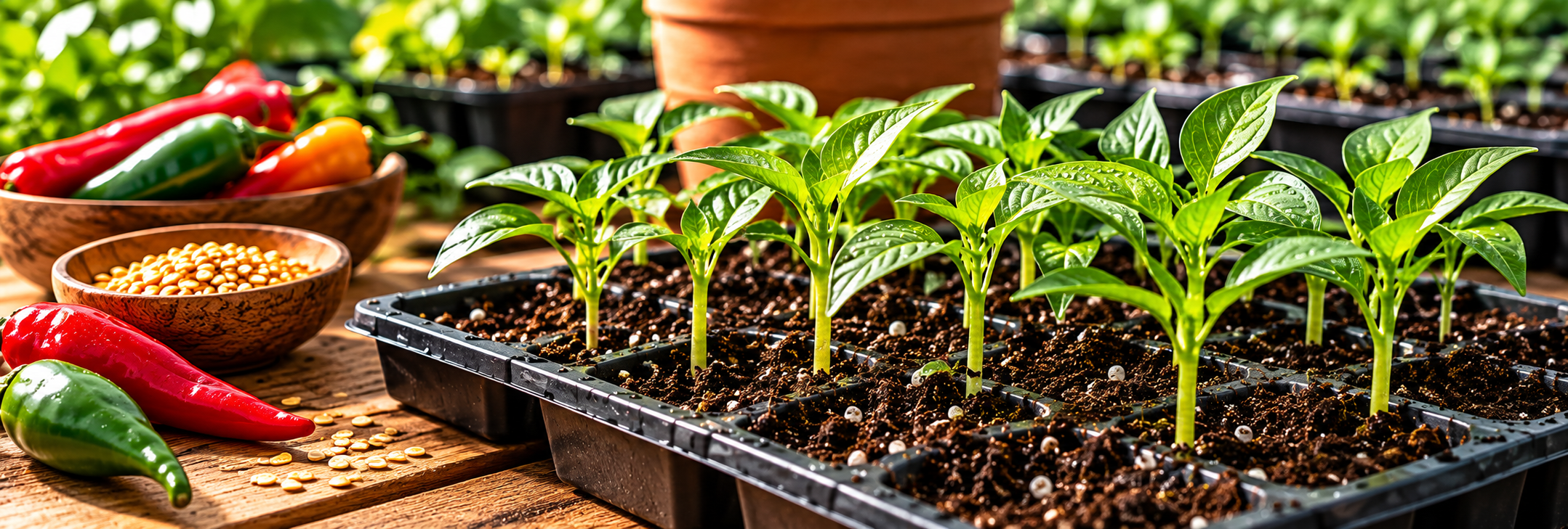 Cómo germinar semillas de chile