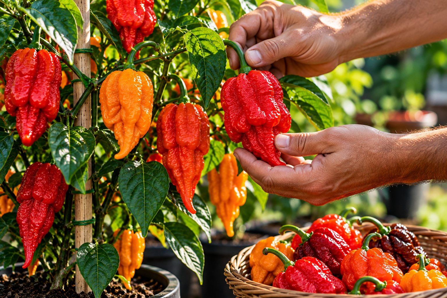 Sustrato para cultivar chiles superpicantes