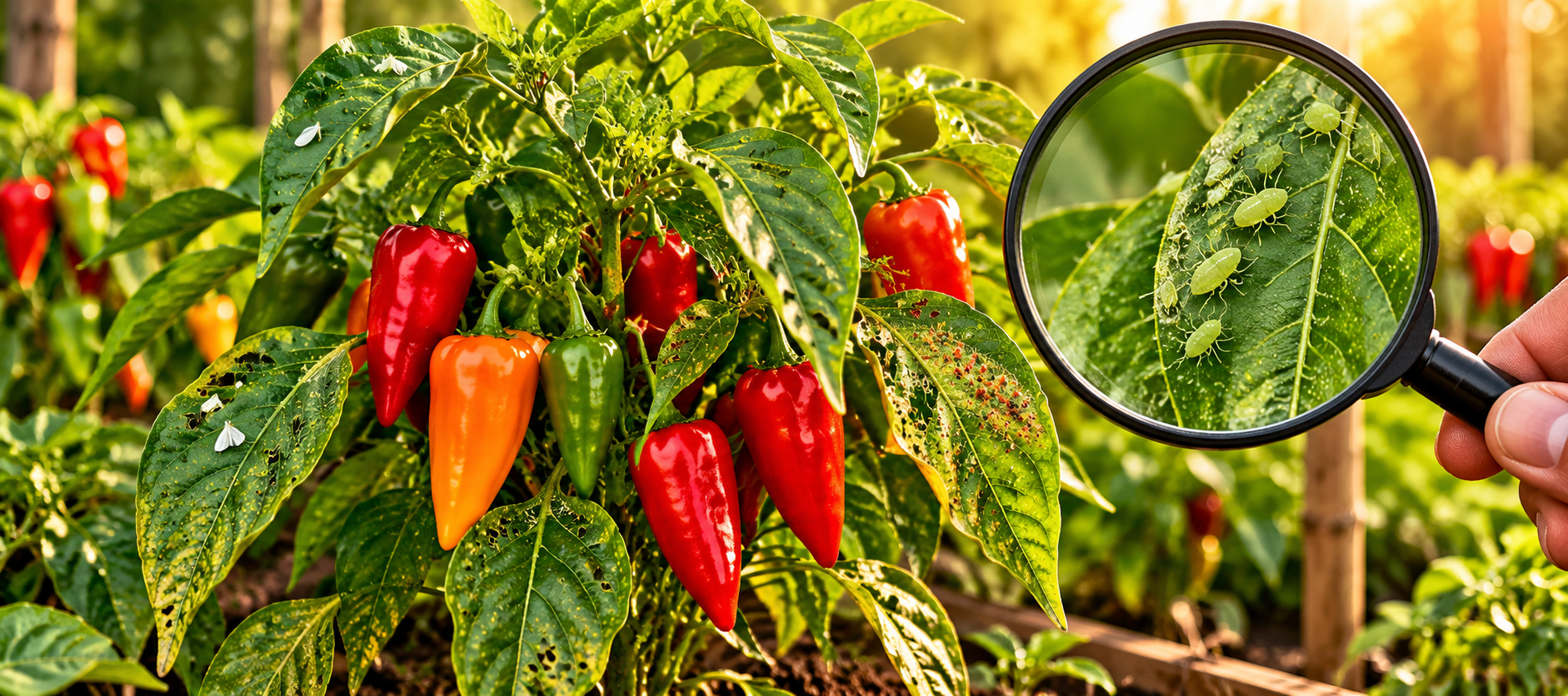 Plagas y enfermedades de las plantas de chile