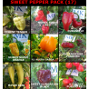 Sweet Pepper,9 variedades de pimientos ,90 semillas,seeds (17)